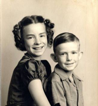 Joann and Bill Raymond as Children