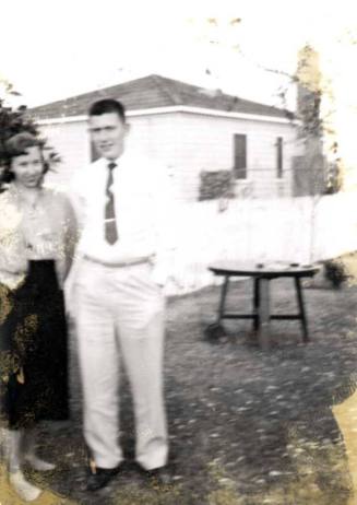William Raymond with Peggy