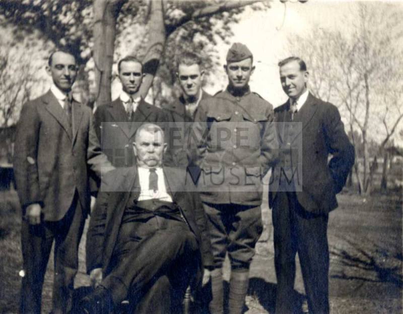 Laird brothers with Father, Hilary