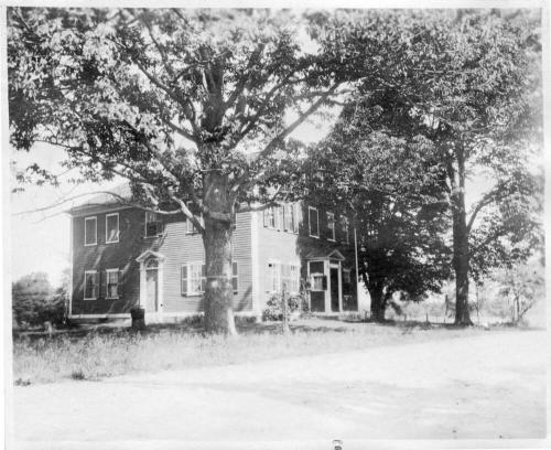 Exterior of a house. On album page " N.Reading Mass".
