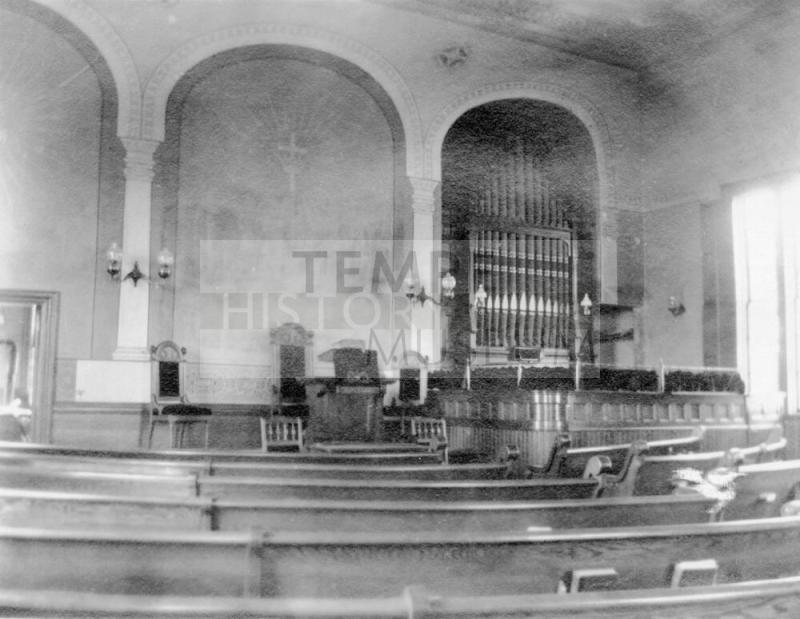 Interior of a church, North Reading