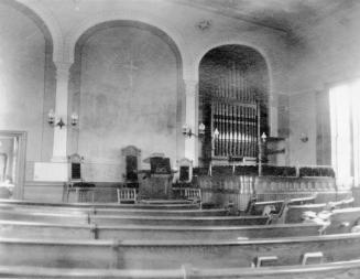 Interior of a church, North Reading