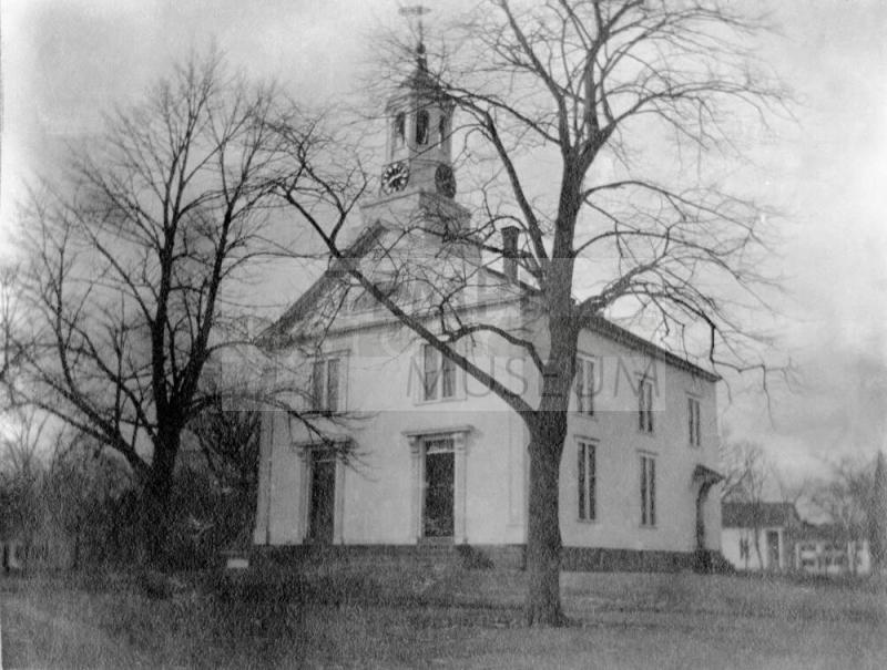 Exterior of a church, North Reading, Mass.