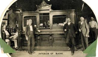Photograph - Interior of Bank