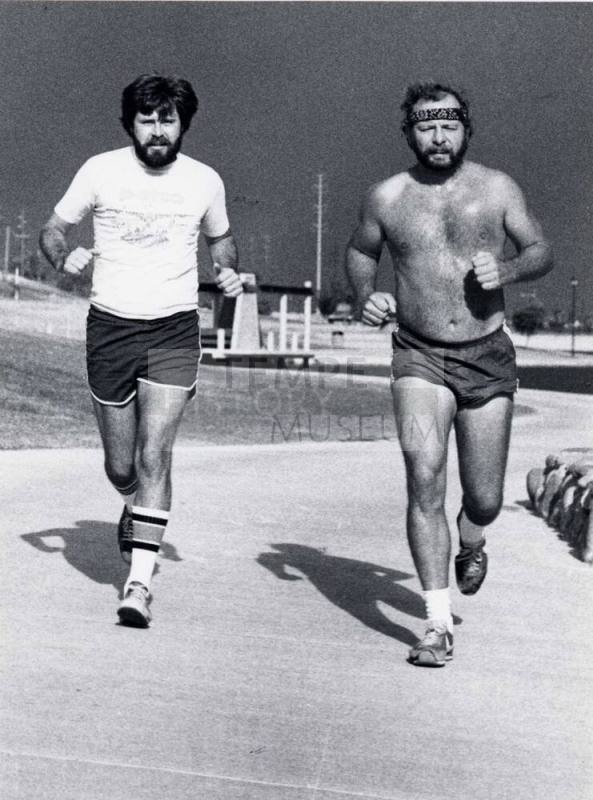 Photograph - Runners Dave Breazeale and Tom Bouck