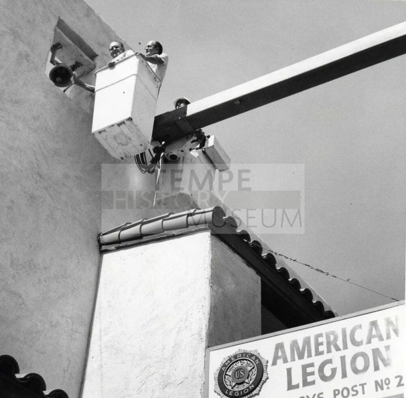 Photograph - Bell from Mathansen Concentraion Camp in Austria at Tempe American Legion