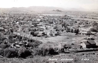 Postcard - Tempe, Arizona - view from Hayden Butte