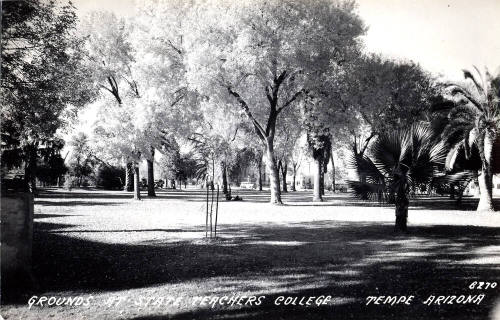 Postcard - Grounds at State Teachers College