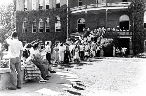 Photograph - Arizona Start University Students Registering