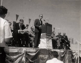 Photograph - Governor Jack Williams dedication speach