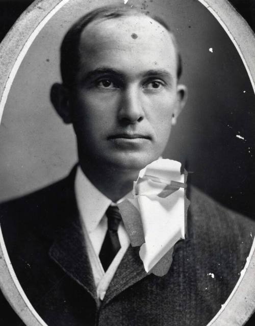 Photograph - Copy of Damaged Photograph of Carl Hayden