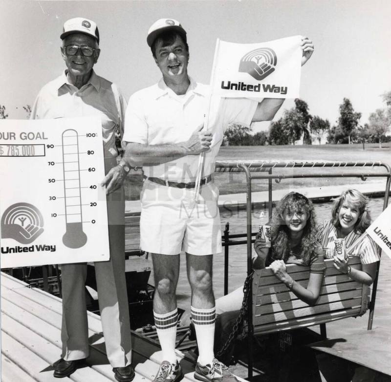 Photograph - United Way Campaign workers