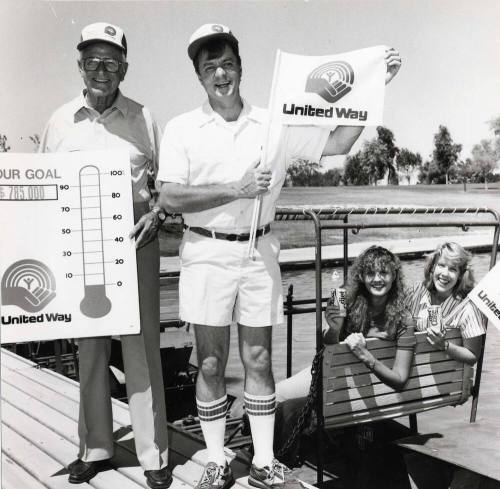Photograph - United Way Campaign workers