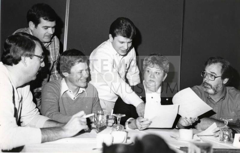 Photograph - "UWT" decisions Task Force Meeting at Ramada Inn - 6 people
