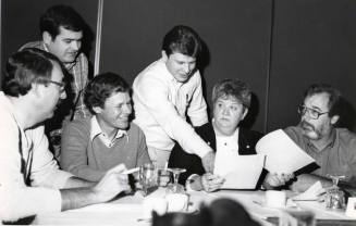 Photograph - "UWT" decisions Task Force Meeting at Ramada Inn - 6 people