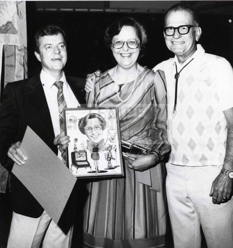 Photograph - Terry Gibbs, Janice Larson & Col. Weston Hyde