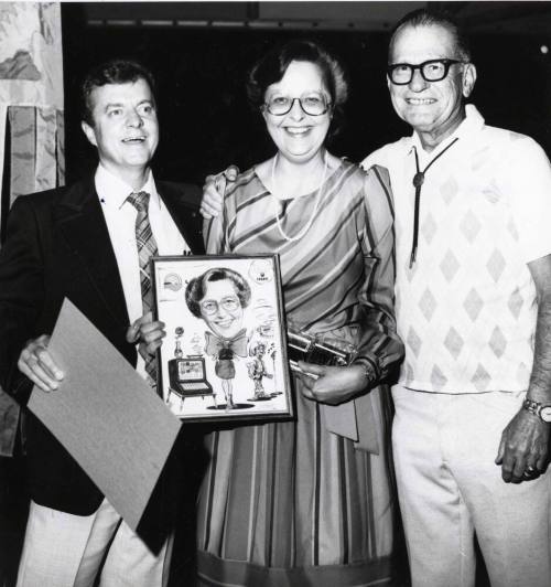 Photograph - Terry Gibbs, Janice Larson & Col. Weston Hyde