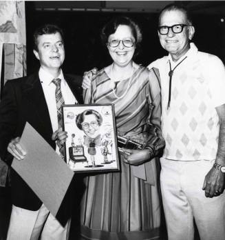 Photograph - Terry Gibbs, Janice Larson & Col. Weston Hyde