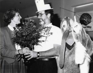 Photograph - United Way Final Luncheon - Barbee Cromack, Jack Milligan and "Terry Turkey"