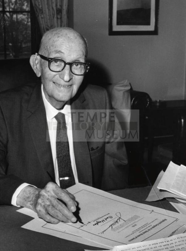 Photograph - Senator Carl Hayden - 55 years of Service