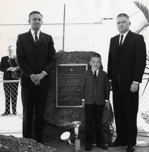 Photograph - Dedication of Site of Hayden's Ferry