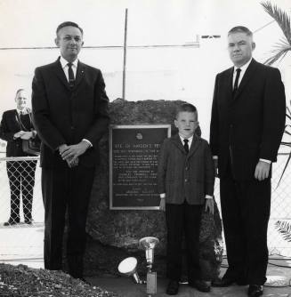 Photograph - Dedication of Site of Hayden's Ferry