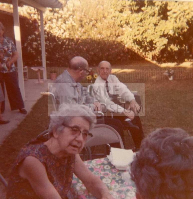 Photograph - Tempe High School Alumni Picnic at Bernice Ramsey Home