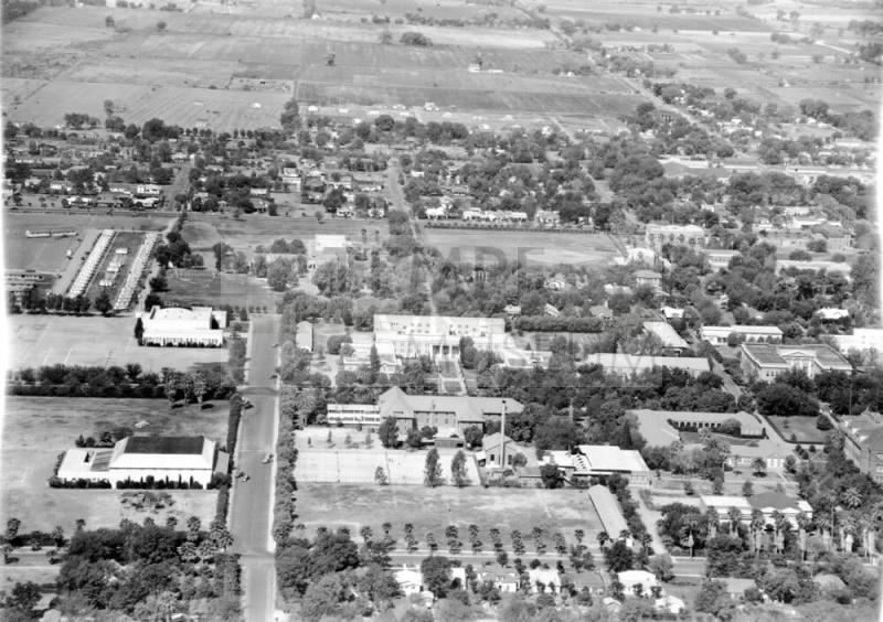 Negative Film - Aerial view of Tempe School