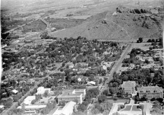 Negative Film - Aerial view of Tempe "A" Mountain looking north
