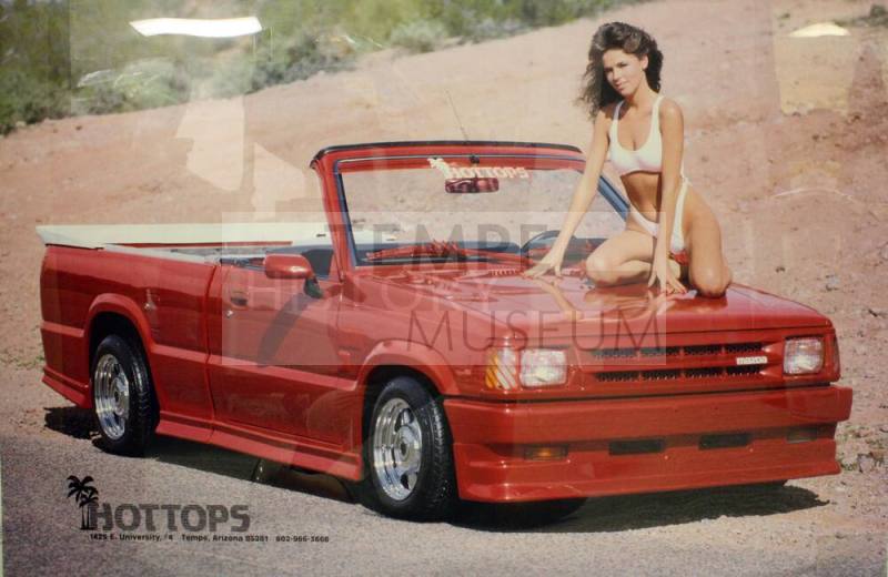 Poster-Hot Tops Mazda Truck and Model