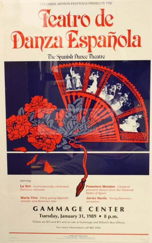 Poster- Teatro De Danza Espanola- Arizona State University
