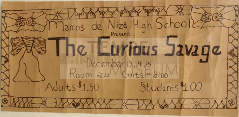 Poster- Theater- "The Curious Savage"
