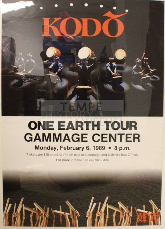 Poster- Kodo- One Earth Tour, Gammage