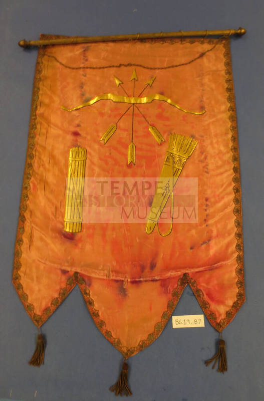 Banner, Bow, Arrows, Rod