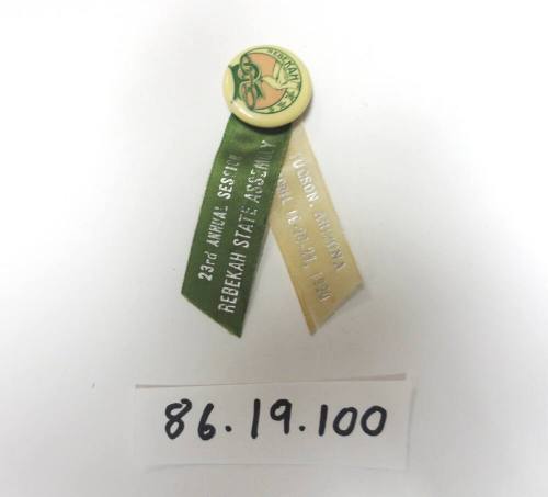 Rebekah Assembly pin