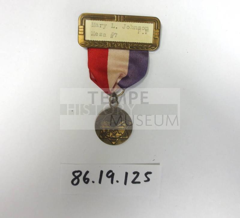 Mary L. Johnson medallion