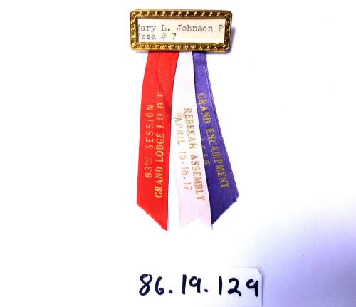 Mary L. Johnson pin