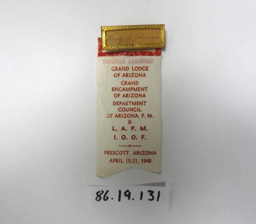Rebekah Assembly pin