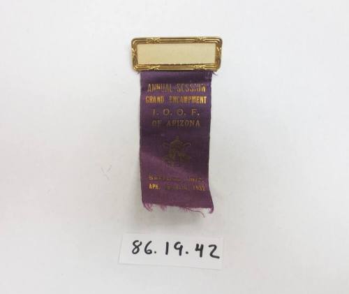 Annual Session ribbon and button
