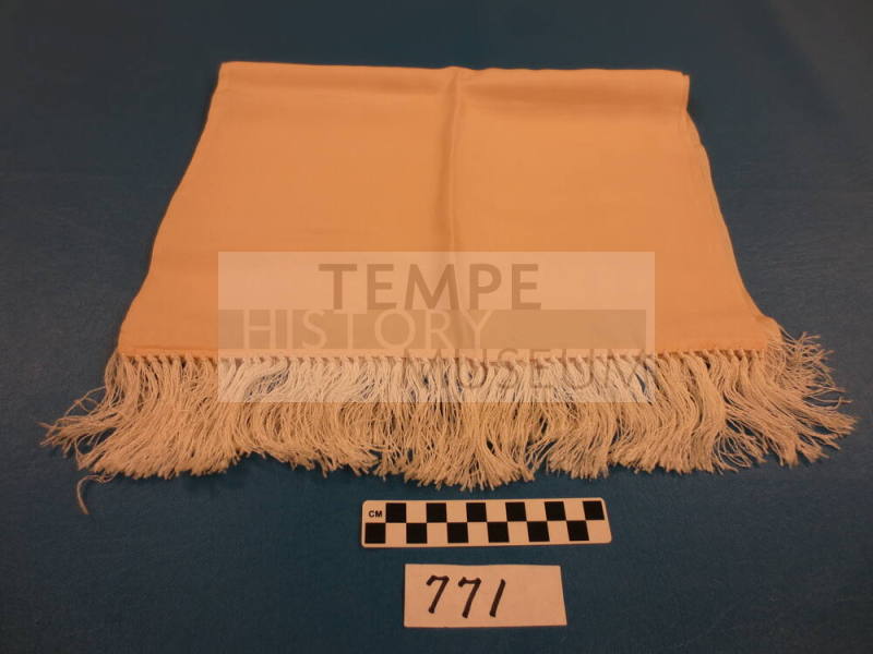White silk scarf