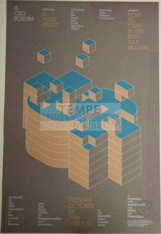 Poster-Lecture-Ceo Forum- H. Ross Perot