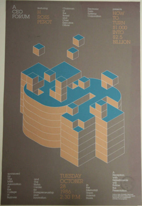 Poster-Lecture-Ceo Forum- H. Ross Perot
