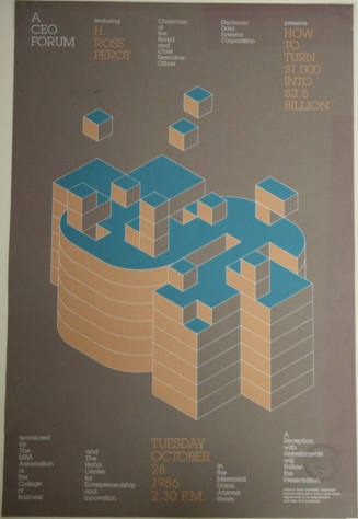 Poster-Lecture-Ceo Forum- H. Ross Perot