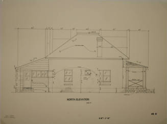 North Elevation - Methodist Parsonage, 519 S Maple Avenue, Tempe, Arizona