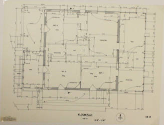 Floor Plan - Methodist Episcopal Parsonage, 519 S Maple Avenue, Tempe, Arizona