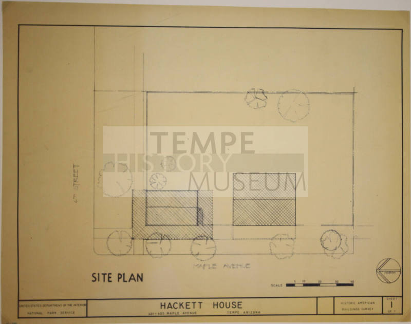 Site Plan - Hackett House