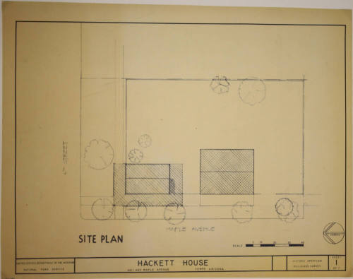 Site Plan - Hackett House