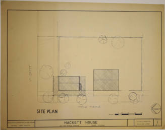 Site Plan - Hackett House