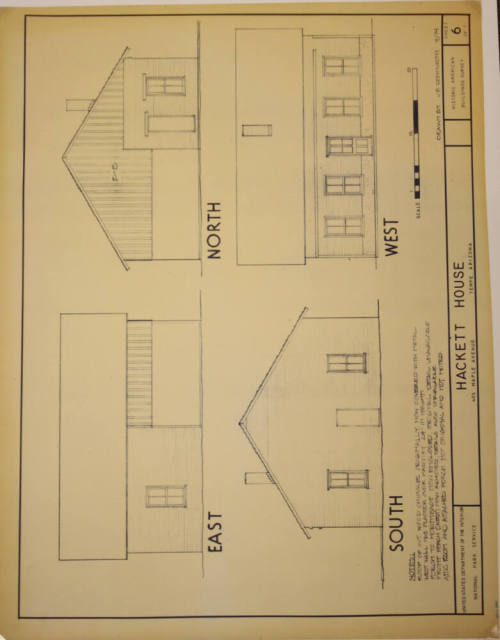 Walls of Hackett House