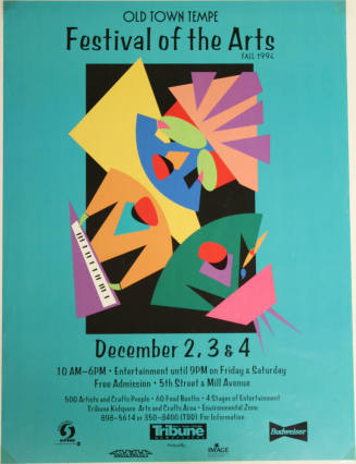 Poster-Fall Festival of the Arts, 1994